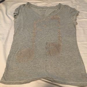 Faded music note tee (2 for $12)